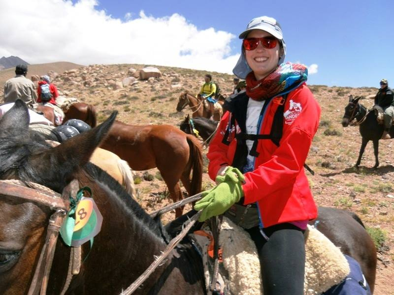 Katharina Held in the Andes - 2016